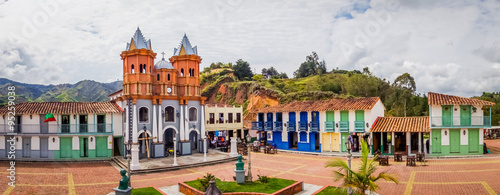 Beautiful Old town replica, Guatape, Colombia photo
