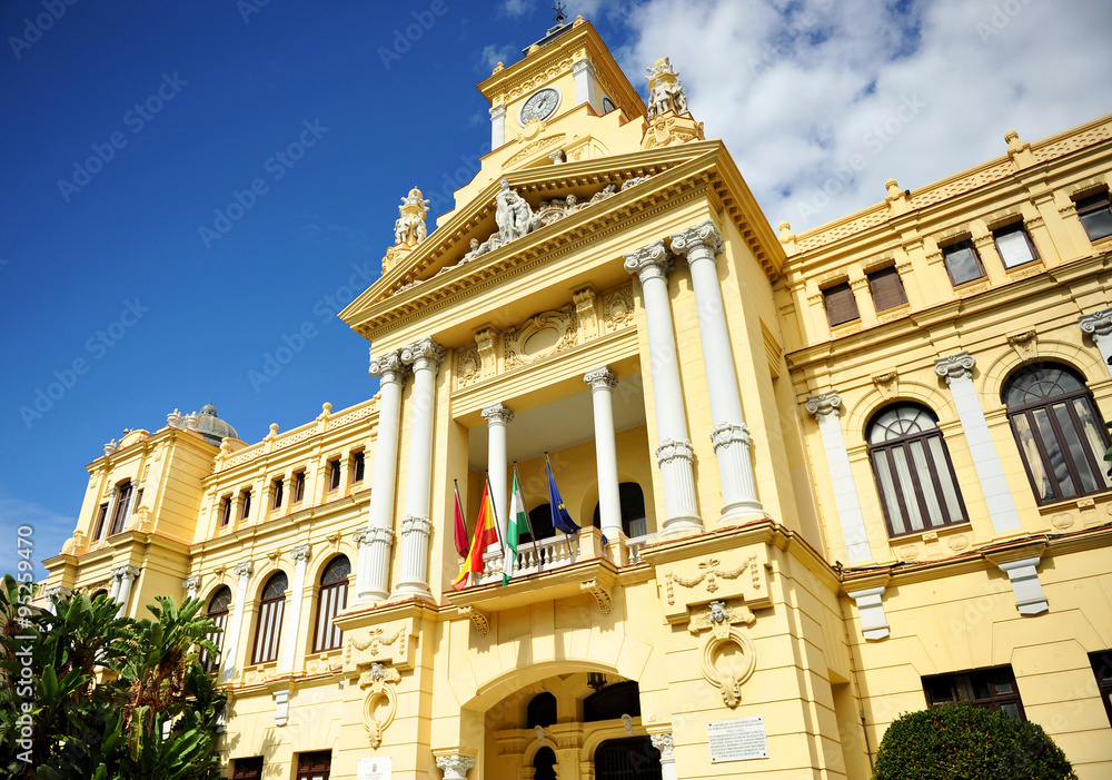 City Hall of Malaga, Andalusia, Spain