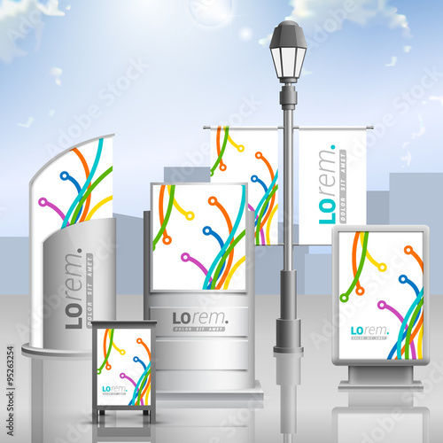 Outdoor advertising design