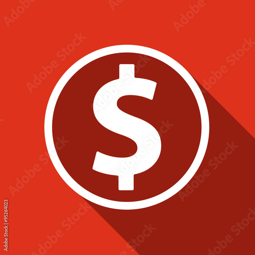 vector icon dollar banknote