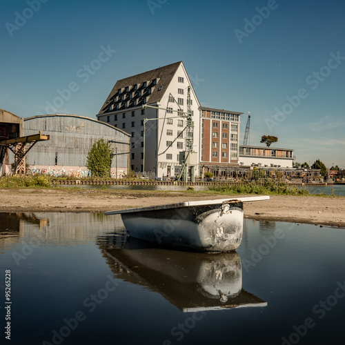 Badewanne im Hafen Münster photo