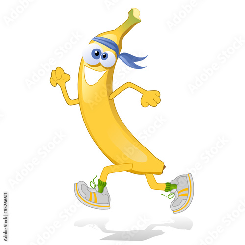 banana che corre