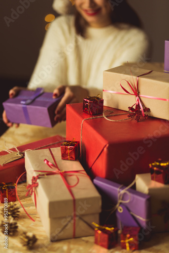 Heap of xmas presents