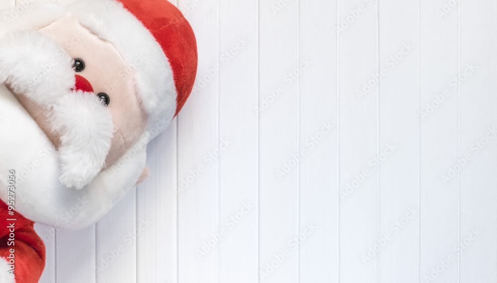 Fototapeta premium Cristmas background. Red decoration. Merry Cristmas greeting card