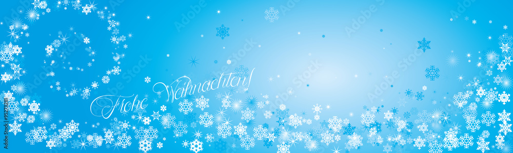 Frohe Weihnachten - Schneeflocken Frohe Weihnachten - Schneeflocken