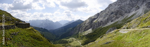 Panoramablick ins Val Vidende