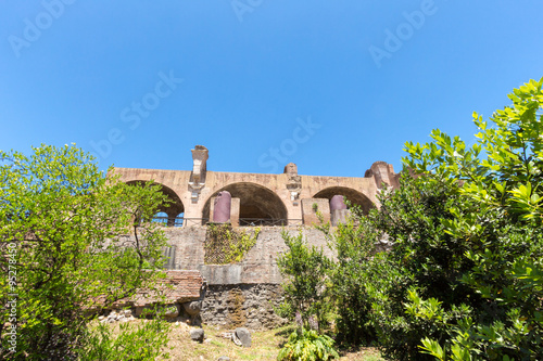 Famous Roman ruins in Rome