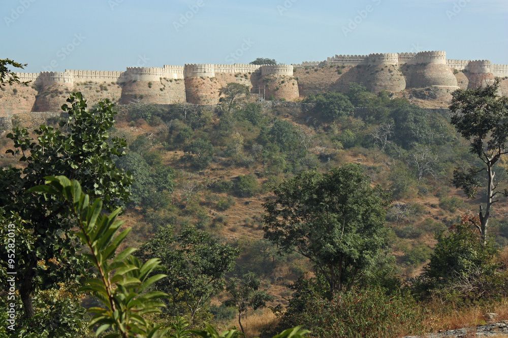 Rajasthan, le fort de Kumbhalgarh, Inde du Nord