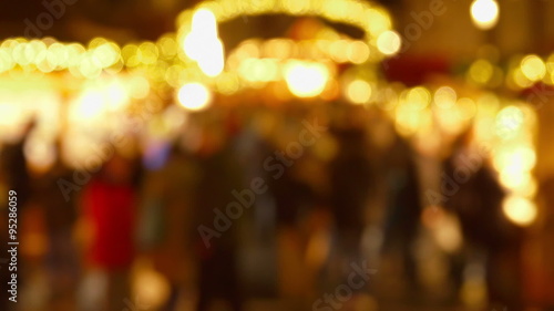 Wallpaper Mural Abstract Defocused Christmas Background with Sparkling Lights Torontodigital.ca