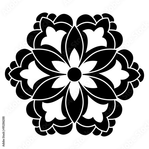 Antique ottoman turkish vector design five