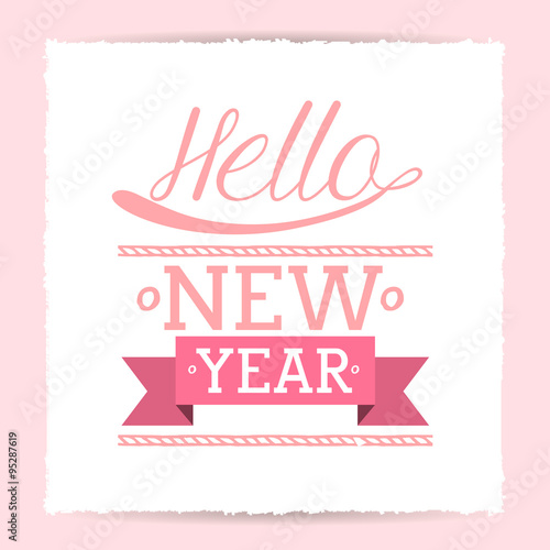 hello new year design 