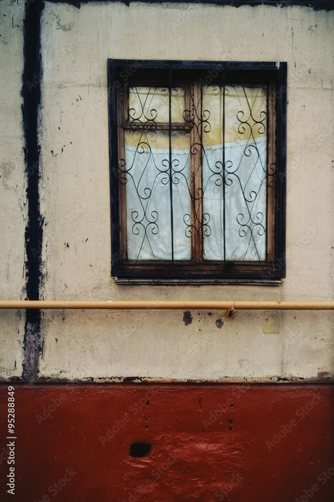 Obraz premium Window with grate