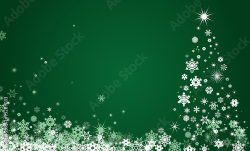 Weihnachtsbaum - Schneeflocken