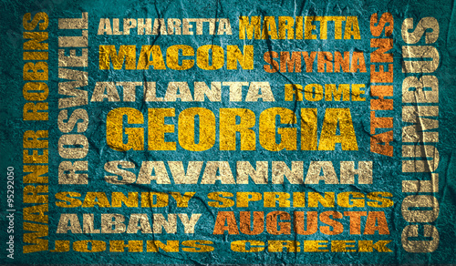 georgia state cities list  photo