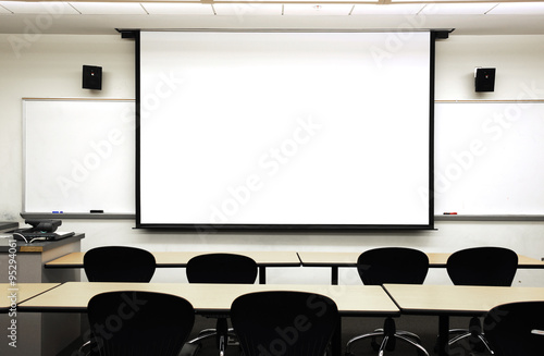 empty classroom photo