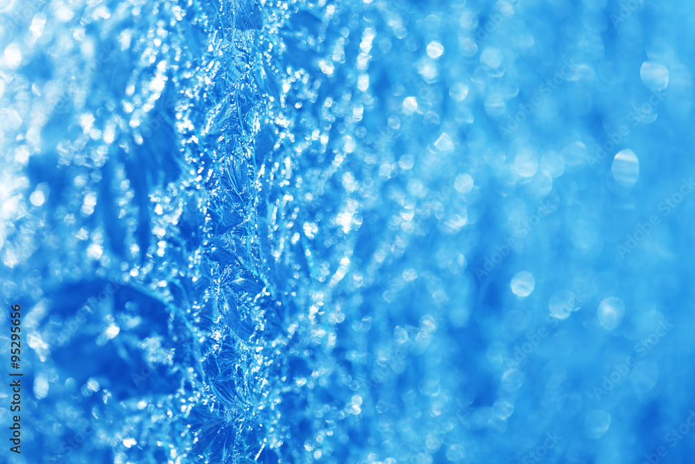 Closeup of frosted glass Closeup of frosted glass