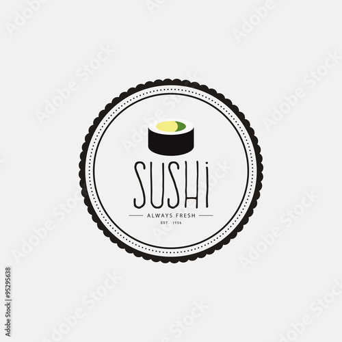 Sweet Sushi Label