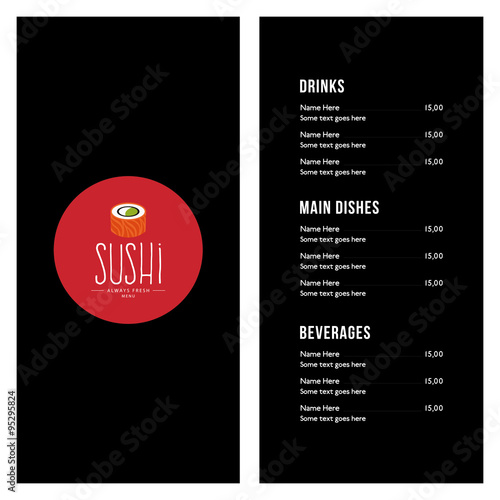 Sweet Suchi Menu