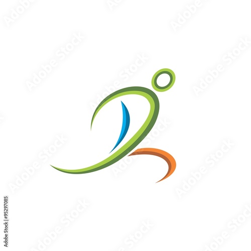 athletics sports logo template