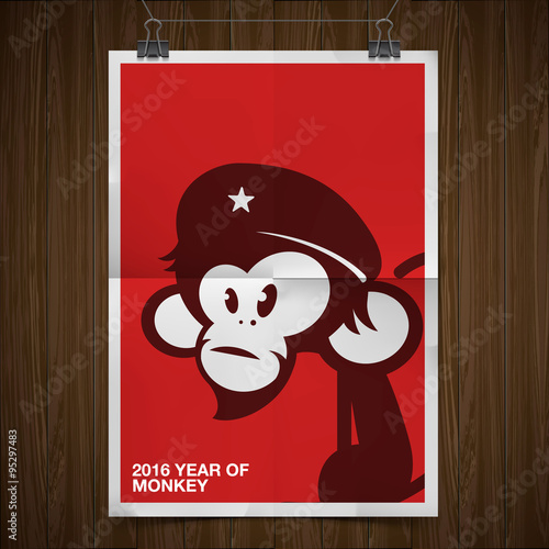 Happy New Year 2016 Greeting Card