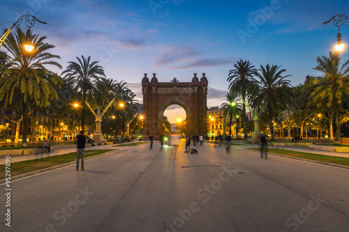 Arch of Triumph in Barcelona