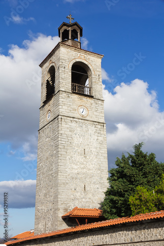 Bell tower of Church in Bansko, Bulgaria photo