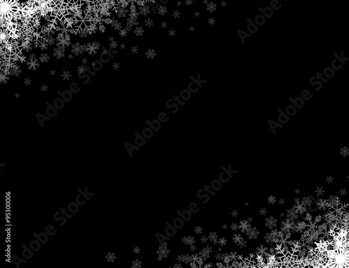 Snowflakes in the corners