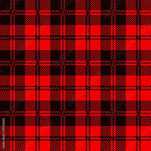Tartan Wool Material