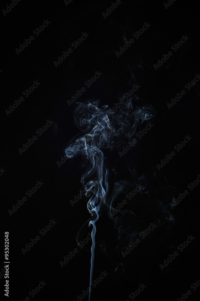 Abstract smoke moves on a black background. Design element. Abstract texture. Abstract smoke moves on a black background. Design element. Abstract texture.
