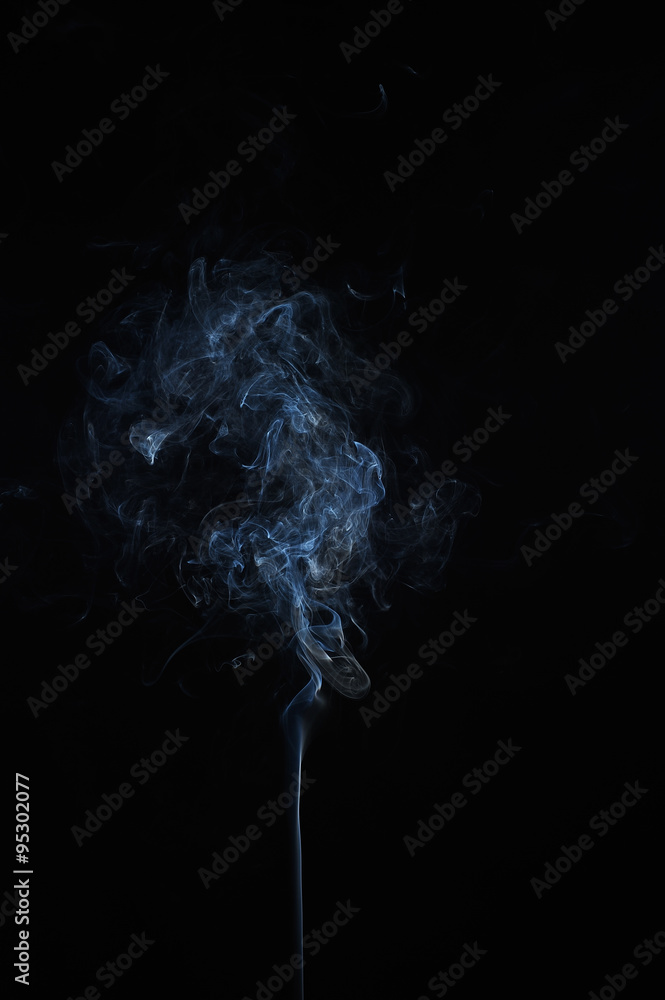 Abstract smoke moves on a black background. Design element. Abstract texture. Abstract smoke moves on a black background. Design element. Abstract texture.