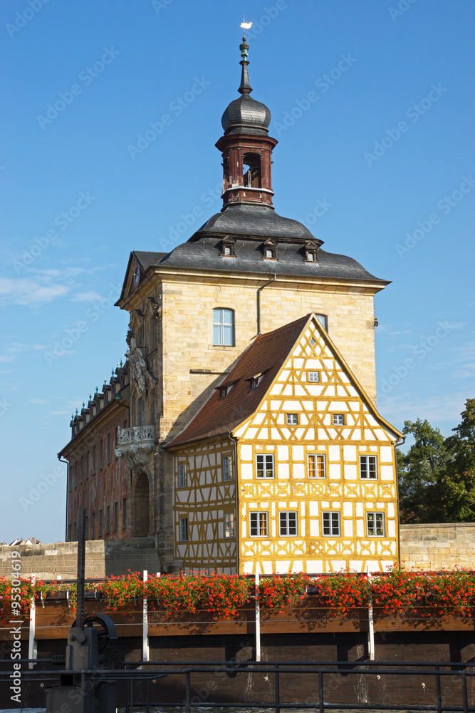 Altes Rathaus in Bamberg, Oberfranken, Deutschland