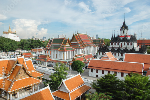 Wat Ratchanadda in Bangkok, Thailand.
