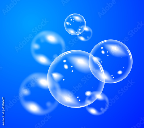 Bubble soap vector