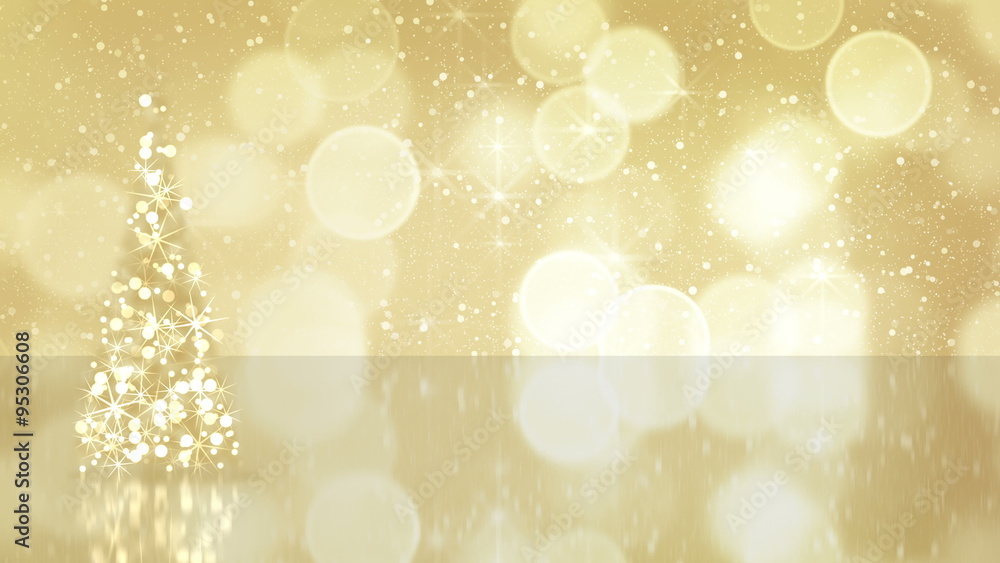 Winter christmas background loopable