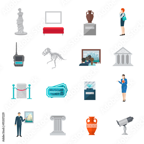 Museum Icon Flat