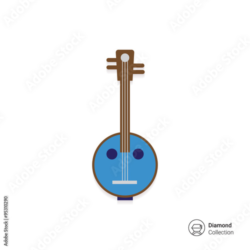 Banjo instrument icon