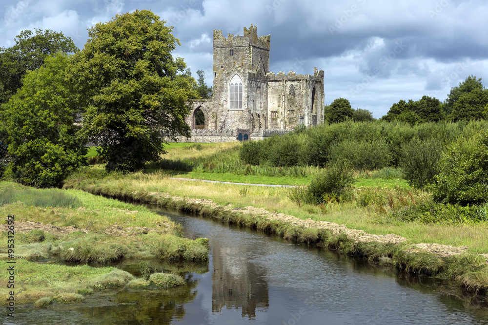 Tintern Abbey was a Cistercian abbey located on the Hook peninsula, County Wexford, Ireland