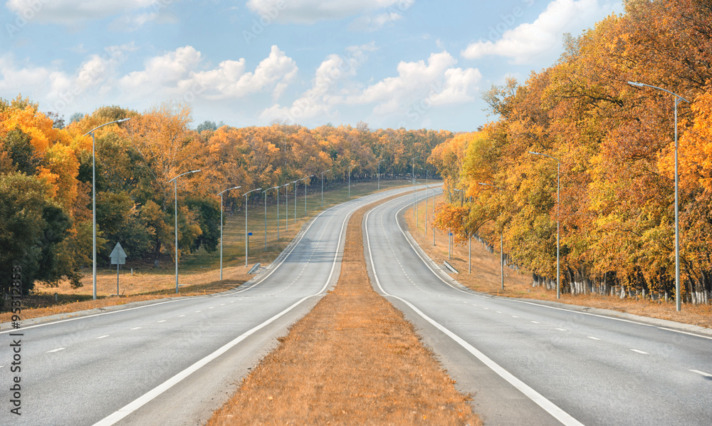 Fototapeta premium Empty road