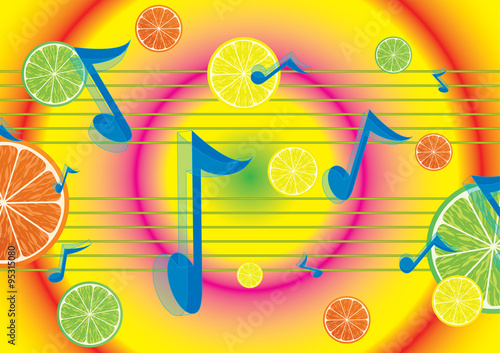 Juicy melody background