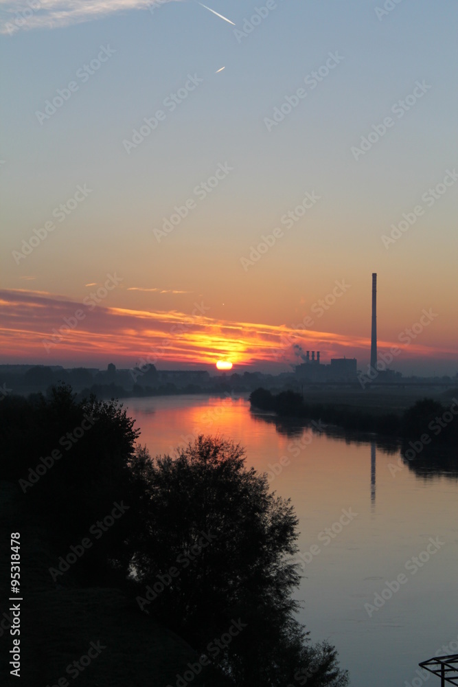 Obraz premium Nature and polution 