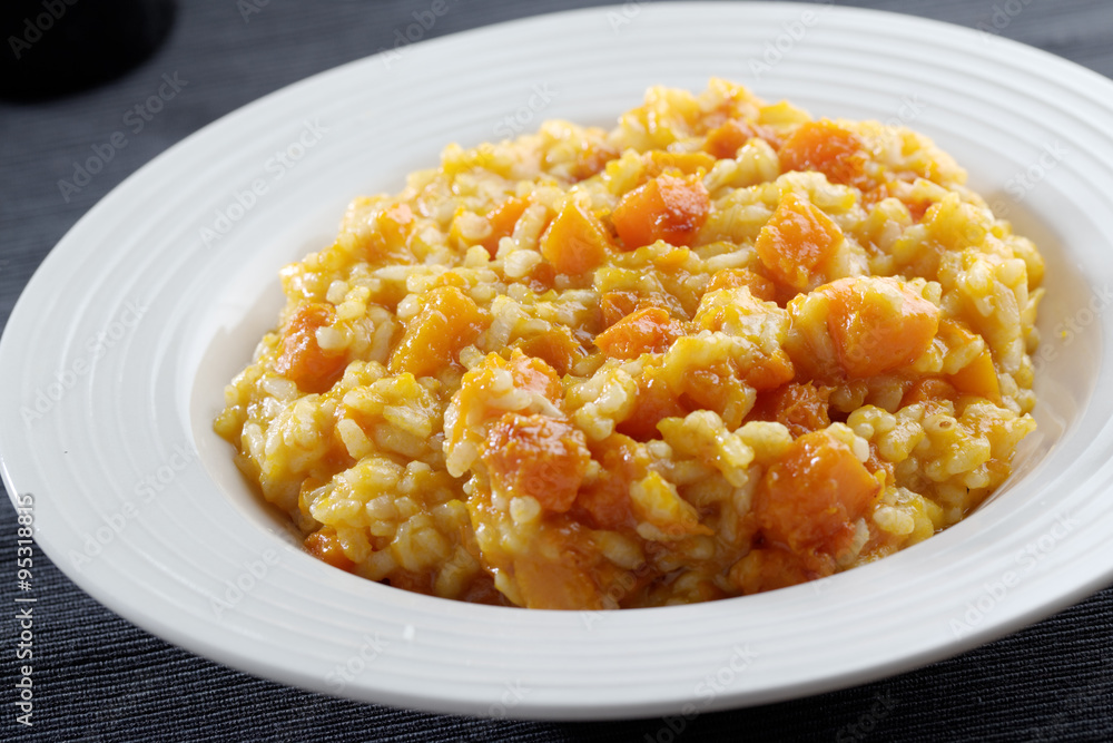 Pumpkin risotto Pumpkin risotto