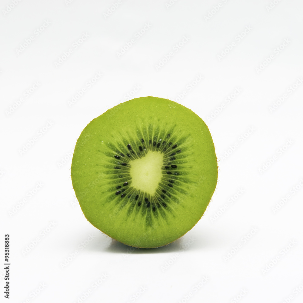 kiwis isolated on white background.. kiwis isolated on white background..