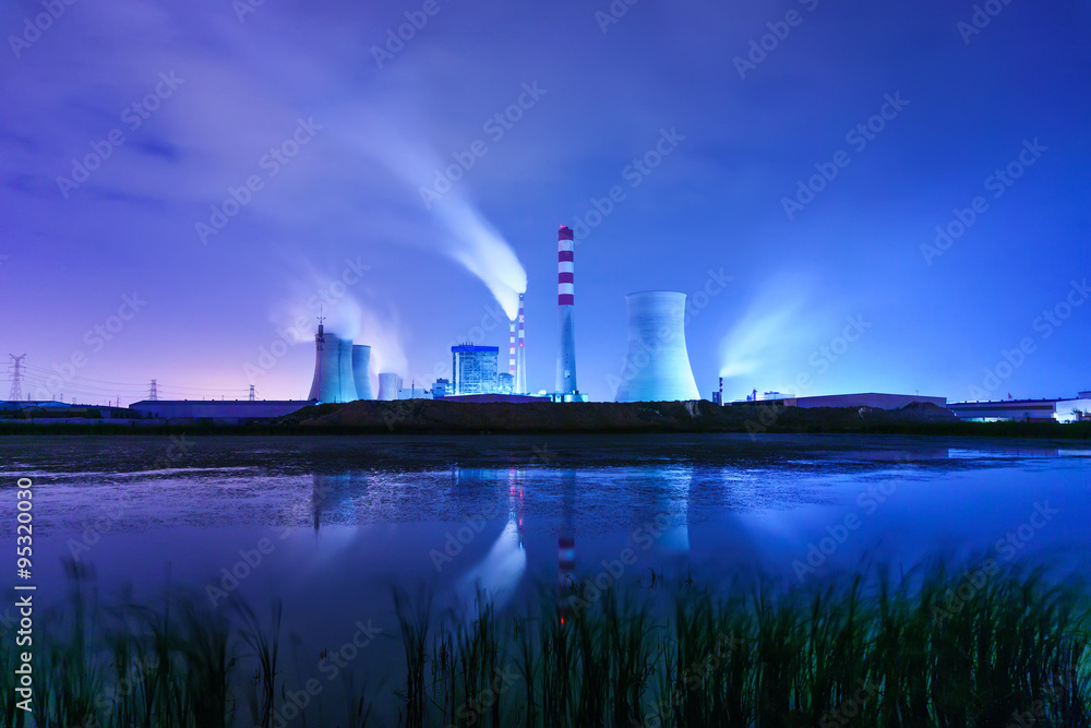 landscape of factory,waterfront