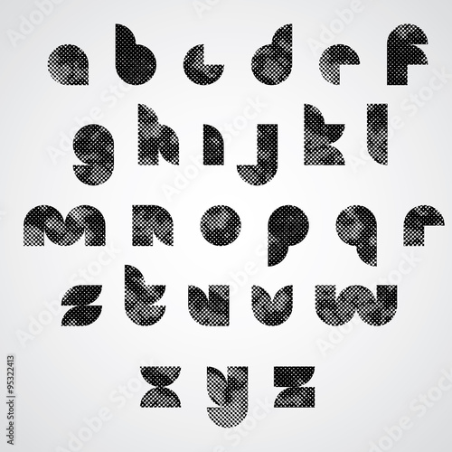 Black dotty graphic lower c...