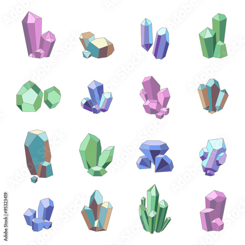 Crystal Minerals Set