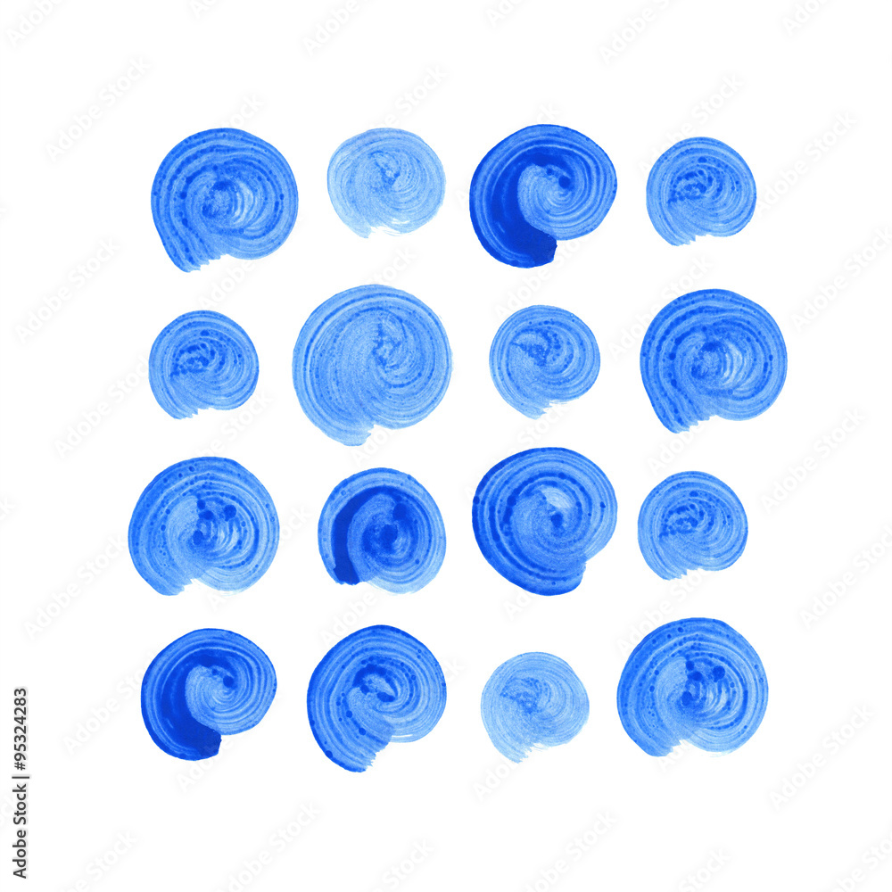 the blue circles the blue circles