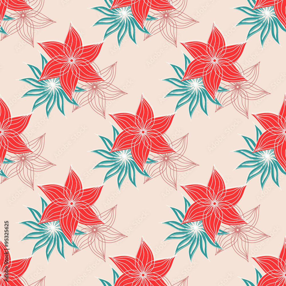 seamless background with a floral arrangement seamless background with a floral arrangement