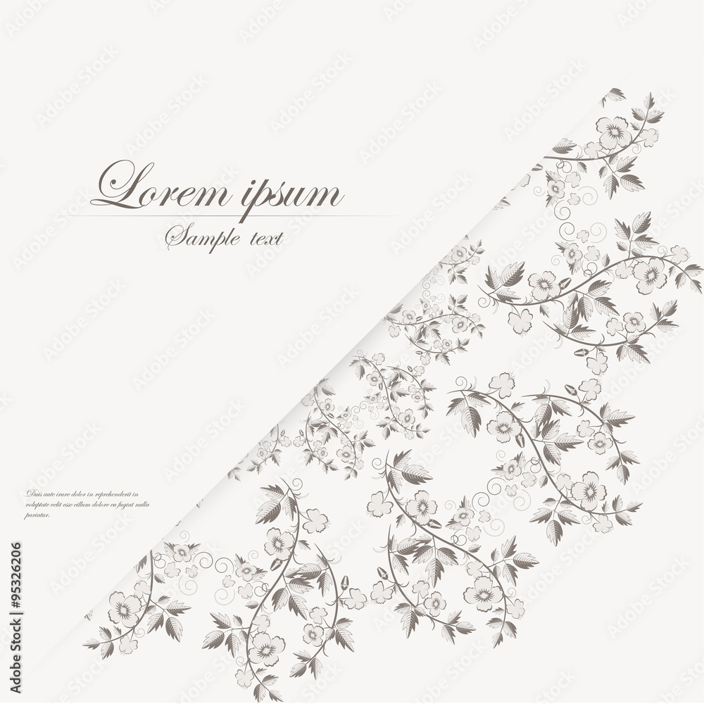 Obraz premium Vector template for folder, business card and invitation 
