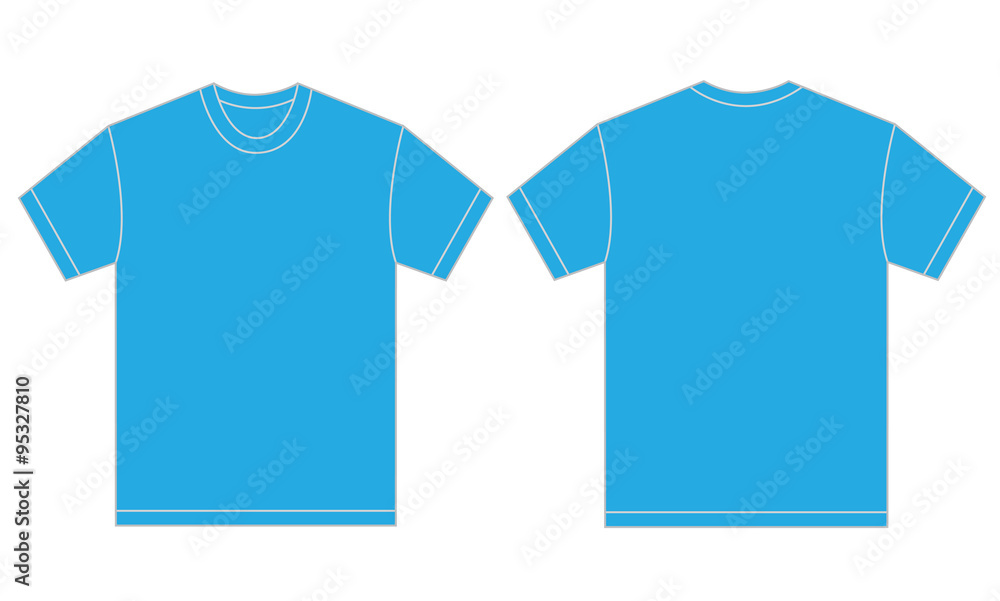 Light Blue Shirt Design Template For Men Stock Vector | Adobe Stock