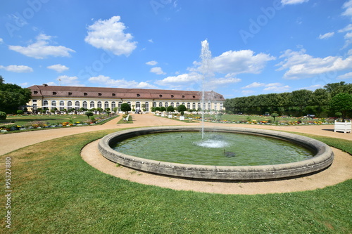 Historic conservatory (Orangerie) in the town of Ansbach, near Nuremberg, Nürnberg, Germany